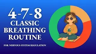 4-7-8 Breathing for Nervous System Regulation | Guided Relaxing Animation