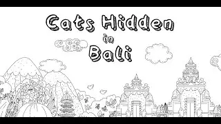 Cats hidden in Bali