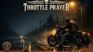 Throttle Prayer | Midnight Highway Outlaw Biker Song (Country Rock Anthem)