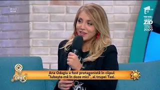 Ana Odagiu, protagonistă în clipul Iubește-mă în doze mici, al trupei Taxi