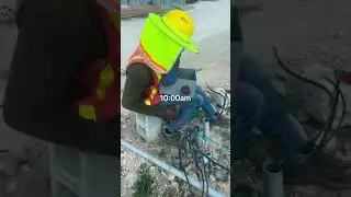Construction Temporary Power Installation