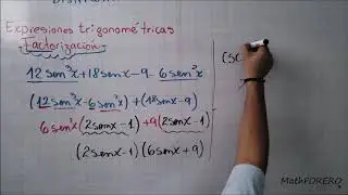 Factorización de expresiones trigonométricas