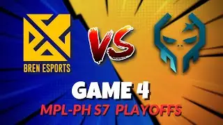 BREN vs EXE [Game 4] | BREN ESPORTS vs EXECRATION | MPL-PH S7 Playoffs Day 4 (ENGLISH) | MLBB