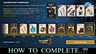 Shadow Fight 3 | Golden Event Marathon Completed | Dragon Lesson Event 2025 - 2