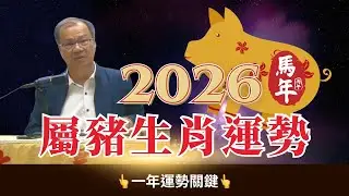 2026丙午年生肖豬運勢｜屬豬的吉凶佈局｜六真人講道#運勢 #流年 #生肖運勢 #命運
