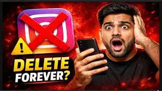 How to permanently delete Instagram account from mobile?