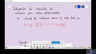 estimación de intervalos de confianza para medias de poblaciones aproximadamente normales