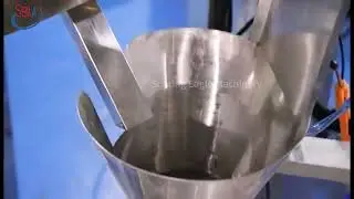 Premade sachet packing machine.