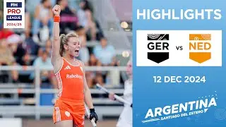 Лучшие моменты FIH Hockey Pro League 2024-25: Германия против Нидерландов (жен) | Матч 1