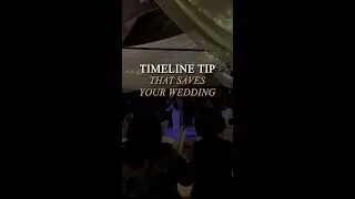 POV: You listened to the best wedding advice and built buffer time into every part of your timeline.