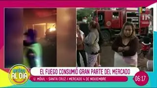 Un día difícil para los comerciantes del mercado 4 de noviembre