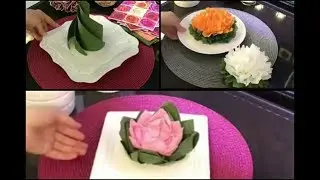 طي المناديل الورقية على شكل أزهار و ورود بطرق مختلفة و راقية لتزين مائدتكم (منقول)