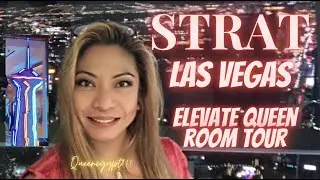 The STRAT Hotel & Casino Las Vegas - Central Elevate 2 Queen - Room Tour
