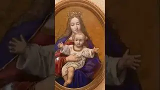 Мадонна. Неизвестный мастер. Лимож. #искусство #живопись #эмаль #религия