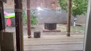 Hail hits Pinal Mountains in Globe