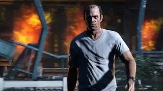 GTA 5 - plant the sticky bombs on the trailers | Trevor