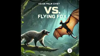 Jungle Rivalry  Civet vs  Flying Fox! VEED