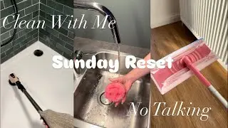 CLEAN, RESTOCK & ORGANIZE WITH ME 🎀 *asmr* | *no talking* | Sunday Reset Routine 