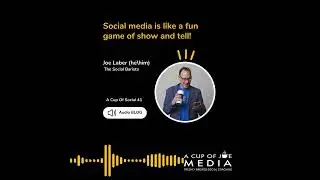 Social media is like a fun game of show and tell!