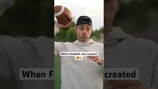 When Football was created&hellip; 👀🤣 #footballshorts #nfl #americanfootball