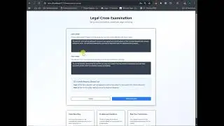 Prototype Cross Exam in React created mostly by Claude (debugging mostly)