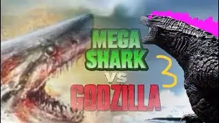 MEGA SHARK VS GODZILLA 3 (finale true battle/sticknodes) monsterverse vs the asylum 