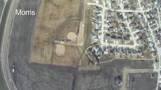 GoPro camera on plane captures Red River Valley flooding
