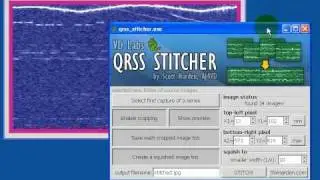 QRSS Stitcher software demo