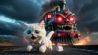 Chuchu Charles & the White AI Cat  Horror Train story 