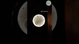DIY moon lamp with tissue paper🌕🤍✨ @Silly_Sketches--Shamna08  | #moonlamp #shorts #craft #diy