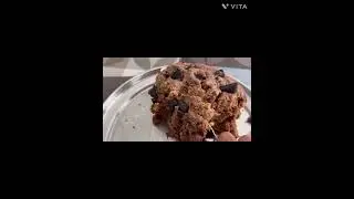 Banana Dry fruits chocolate- oats, suji, peanut butter, & jaggery cake - no sugar, no oil, no maida