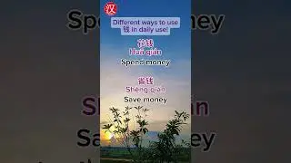 Words About Money! #wordsaboutmoney #dailychinese #forbeginners #mandarin #learnchinese