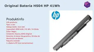 Original Bater&iacute;a HS04 HP 41Wh