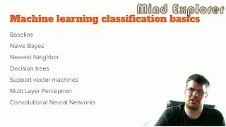 Machine Learning / Data Analysis Basics