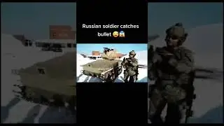 Russian soldier catches bullet #shorts