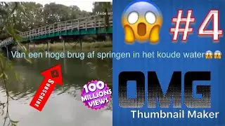 #VLOG4 IN HET KOUDE WATER SPRINGEN VAN DE BRUG AF😨