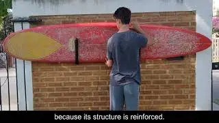 How to use | Surfboard and longboard storage rack hook model