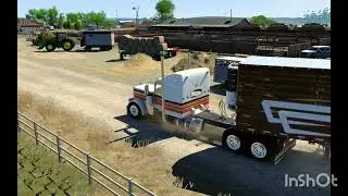 ATS - Using Pizzsters 389 to haul this reefer. Reshade Mod by Simuverse. Autumn Preset Reshade. 