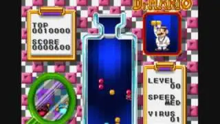 Gameplay - Dr Mario SNES