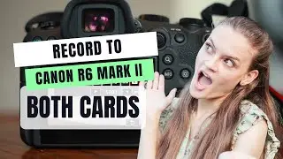 How to Simultaneously Record to BOTH CARDS | Canon R6 Mark ii Tutorials