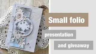 Small folio || presentation and giveaway @craftyoudesign1288 #minifolio #folio