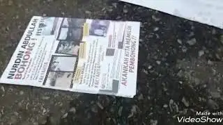 PROF NURDIN ABDULLAH DI BLACKCAMPING DENGAN SELEBARAN YANG BERTEBARAN DI JALANAN DIKOTA MAKASSAR