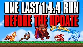 Beating Terraria One LAST TIME Before the UPDATE