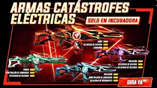 SACANDO TODA LA NUEVA INCUBADORA DE AN94 ARMAS CATASTROFES ELECTRICAS FREE FIRE