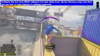 How to Finish Gap All Of The Vent Rails in Shipyard - Tony Hawk's Pro Skater 3 + 4