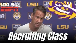 LSU Football HC Lane Kiffin Discusses Recruiting Class And Previews Spring Practice!