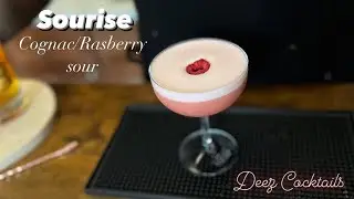 Sourise-How to make a Raspberry and Cognac sour