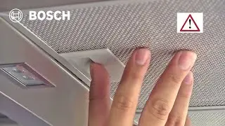 Bosch Service - Comment changer le filtre &agrave; graisse de ma hotte ? | Bosch Home Belgique