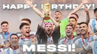 Hbd Messi!🥳💖 Messi 36th Birthday Whatsapp Status || Messi Birthday Whatsapp Status