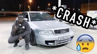 750BHP AUDI A4 B5 **WE CRASHED** 🙈